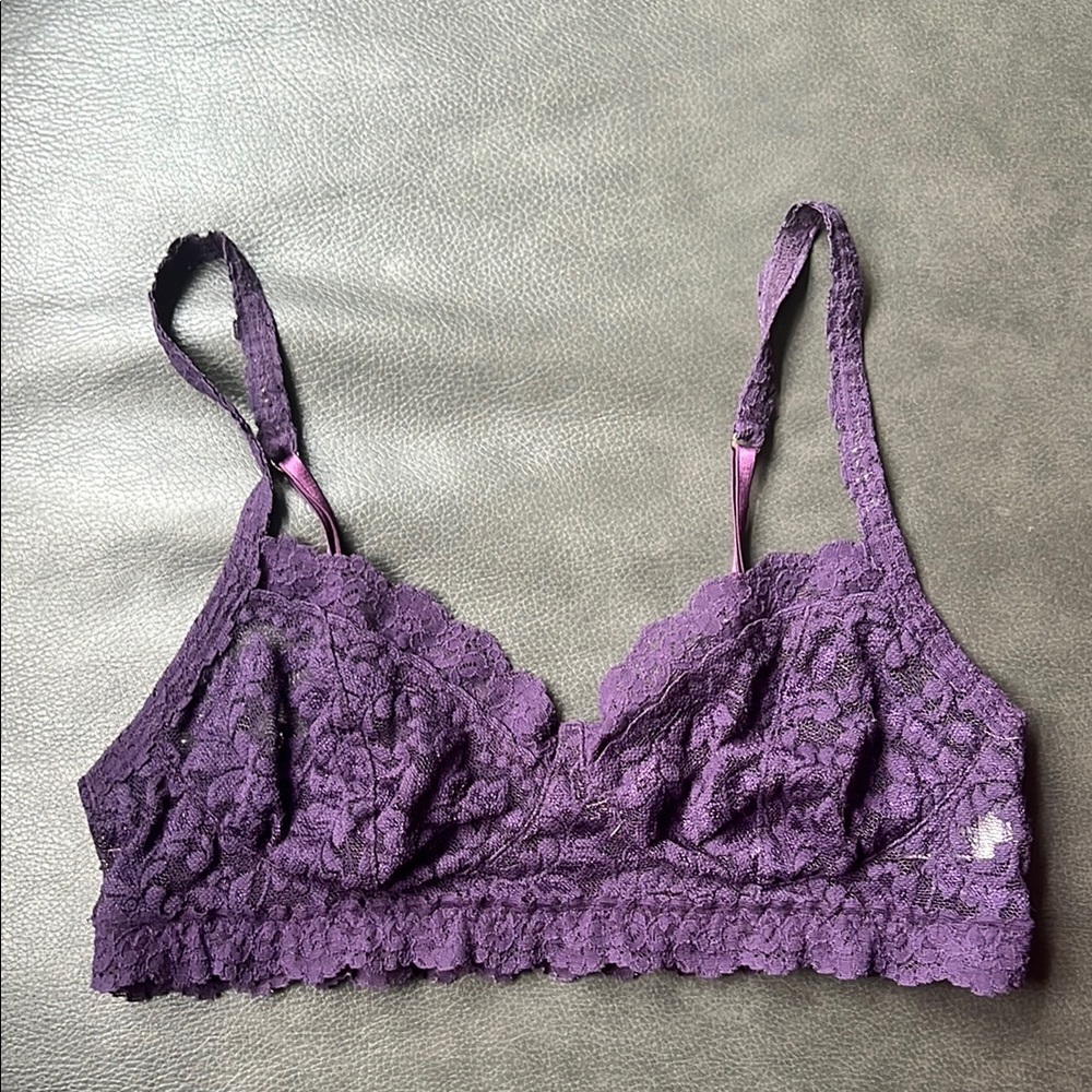Purple Lace Bralette